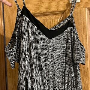 Black and White Patterned Romper